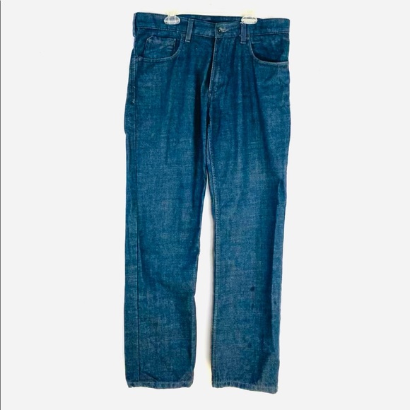 Old Navy Jeans Dark Wash Straight Leg Men Denim - Picture 1 of 6